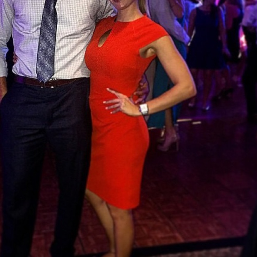 Zara red dress